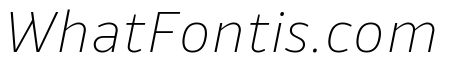 Drive Thin Italic