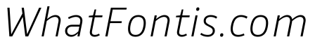 Drive Extra Light Italic