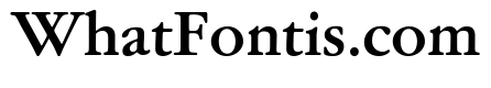 Garamond Text Bold