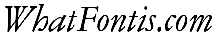 Garamond Subhead Regular Italic