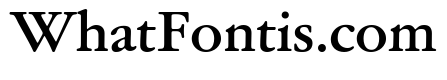 Garamond Subhead Bold