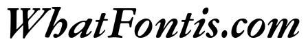 Garamond Micro Bold Italic