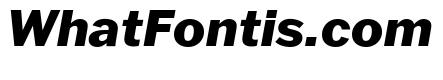 Franklin Gothic Heavy Italic