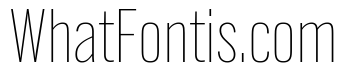 Alternate Gothic Thin