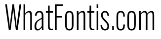 Alternate Gothic Condensed Semi Light