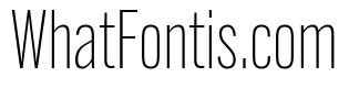 Alternate Gothic Condensed Light