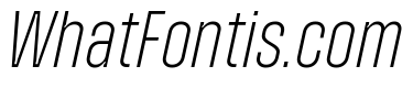 Zuume Extra Light Italic