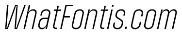 Zuume Cut Extra Light Italic