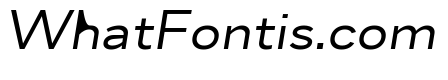 Skie Wide Text Italic