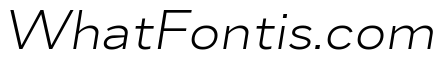 Skie Wide Light Italic