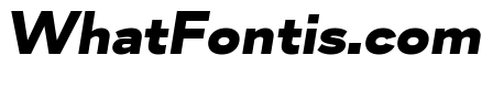 Skie Wide Black Italic