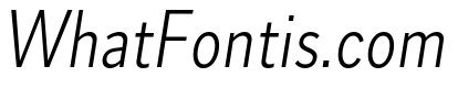 Skie Condensed Light Italic