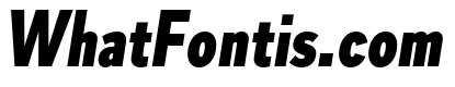 Skie Condensed Black Italic