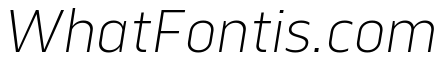 Serca Extra Light Italic