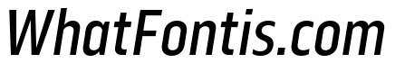 Serca Condensed Medium Italic