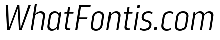 Serca Condensed Light Italic