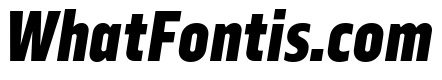 Serca Condensed Extra Bold Italic