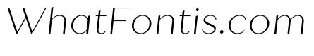 Quiche Sans Thin Italic