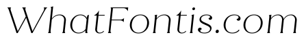 Quiche Flare Thin Italic