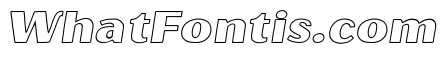 Oilvare Outline Regular Italic