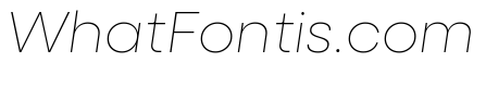 Neulis Sans Thin Italic