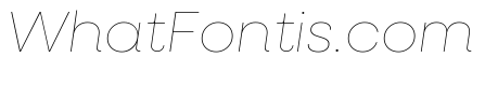 Neulis Neue Hairline Italic
