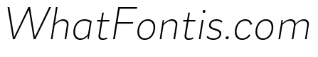 Magdelin Extra Light Italic