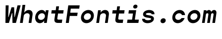 Gopher Mono Semi Bold Italic