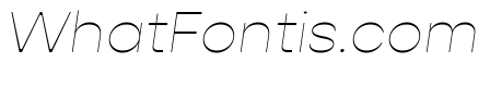 Gopher Hairline Italic