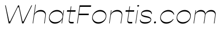 Gopher Display Thin Italic