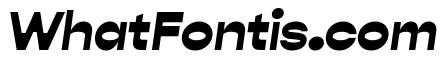 Gopher Display Heavy Regular Italic