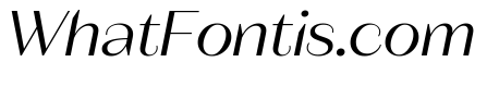 Fromage Regular Italic