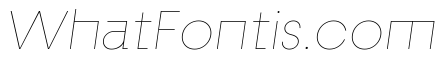 Fractul Alt Hairline Italic