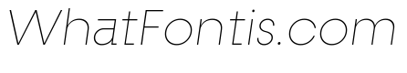 Fractul Thin Italic