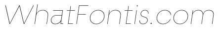 Fractul Hairline Italic