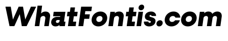 Fractul Extra Bold Italic