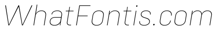 Config Thin Italic