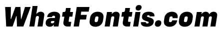 Config Extra Bold Italic