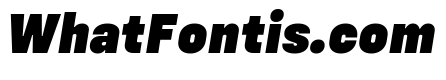 Config Black Italic
