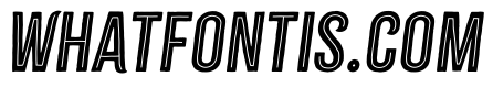 Citrus Gothic Inline Regular Italic