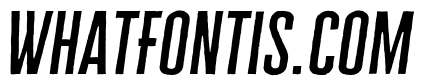 Cheddar Gothic Regular Italic