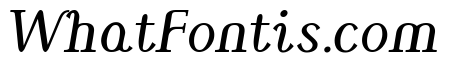 Monolith Roman Swash Italic
