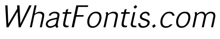 Generation Gothic Light Italic
