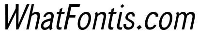 Generation Gothic Condensed Regular Italic