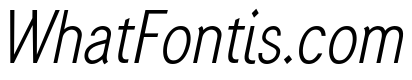 Generation Gothic Condensed Light Italic