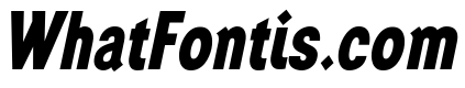 Generation Gothic Condensed Extra Bold Italic