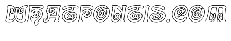 Swirl-a-Whirl Outline Italic