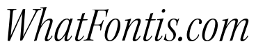 Kepler 3 Subhead Condensed Light Italic