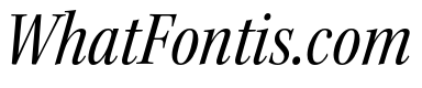 Kepler 3 Subhead Condensed Italic