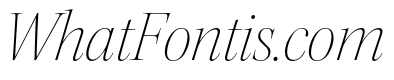 Kepler 3 Display Extra Light Italic